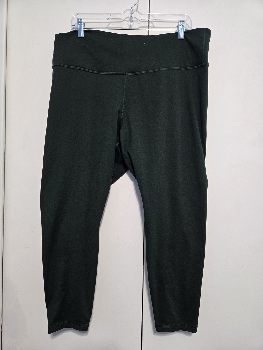 Old Navy CloudComfy 2X Extra High Rise Green Leggings Plus Size Active